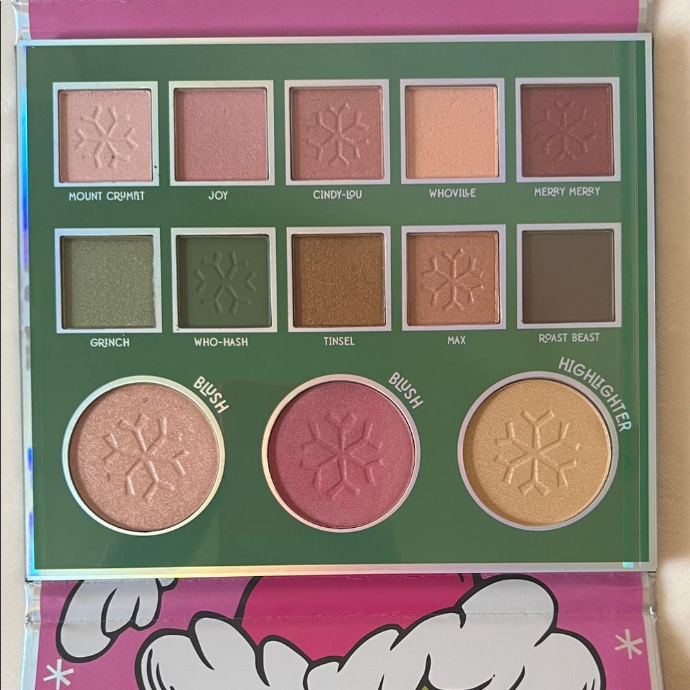 Grinch Eyeshadow & Complexion Palette – NEW! Holiday Edition - Picture 2 of 6